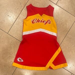 Red and Yellow Chiefs Cheerleader Dress